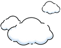 —Pngtree—cartoon simple white cloud vect