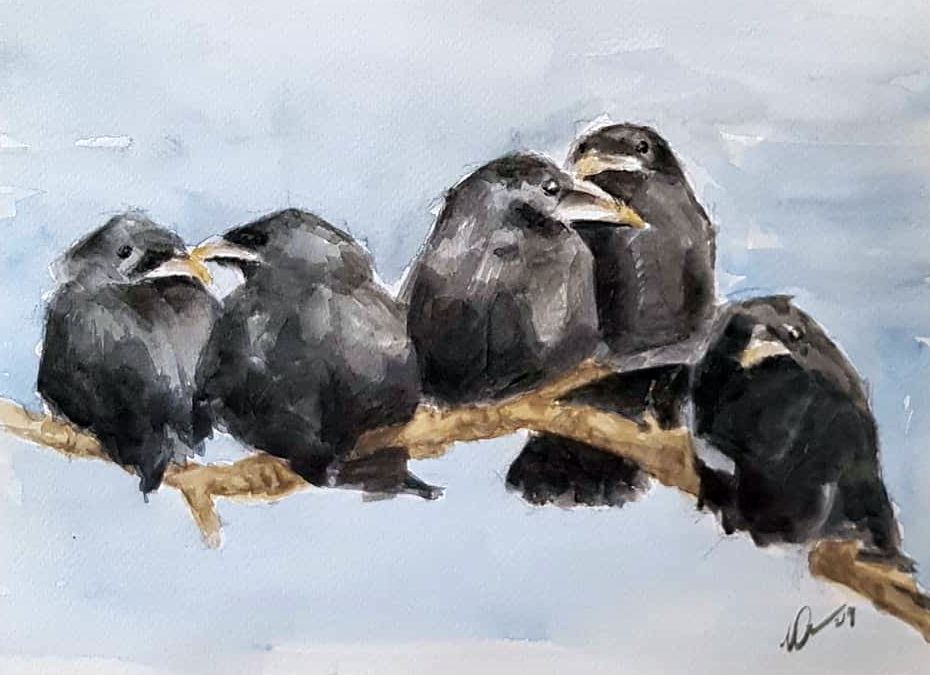 12 x 9 inch watercolour