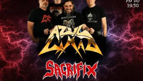 Sacrifix une-se ao Armadilha e Azul Limão no Festival Guerreiros do Metal!