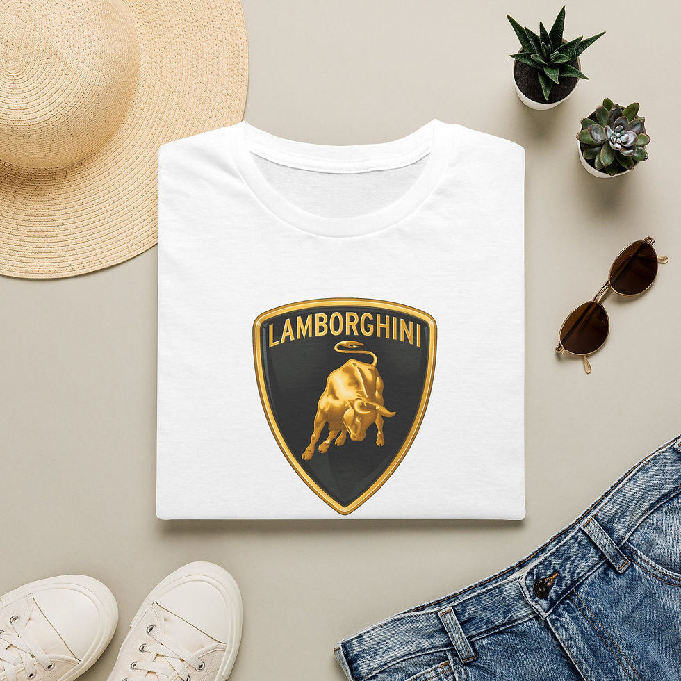 Thumbnail: Lamborghini Logo & Yellow Huracán T-Shirt