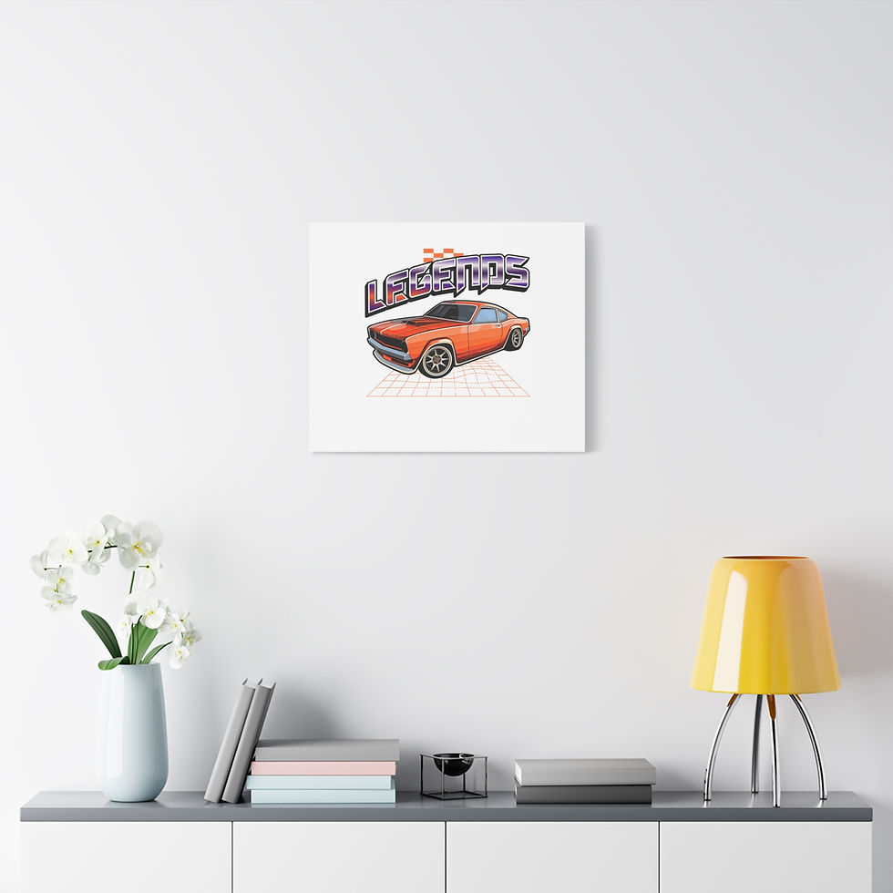 Thumbnail: Canvas Wall Art — "Legends" Retro Muscle Car Print