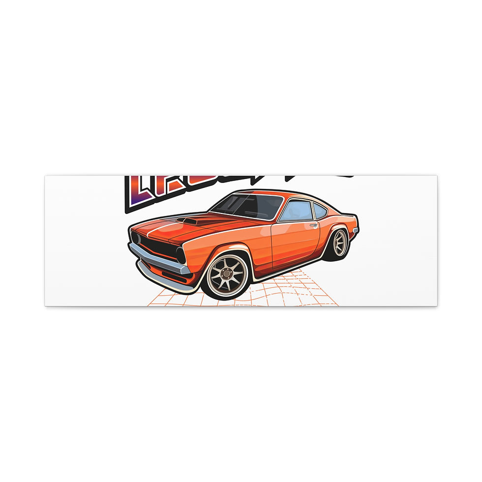 Thumbnail: Canvas Wall Art — "Legends" Retro Muscle Car Print