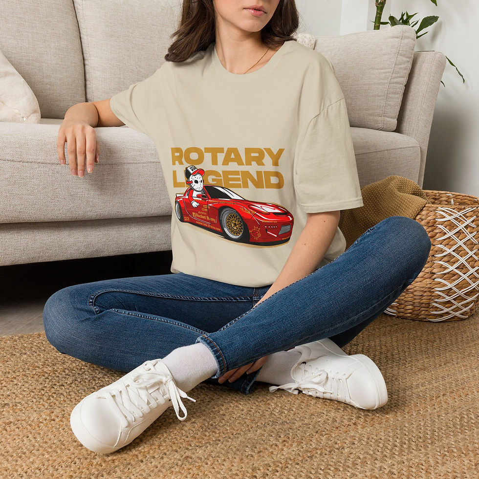 Thumbnail: Rotary Legend T‑Shirt — Mazda RX‑7 Sports Car Fan Tee