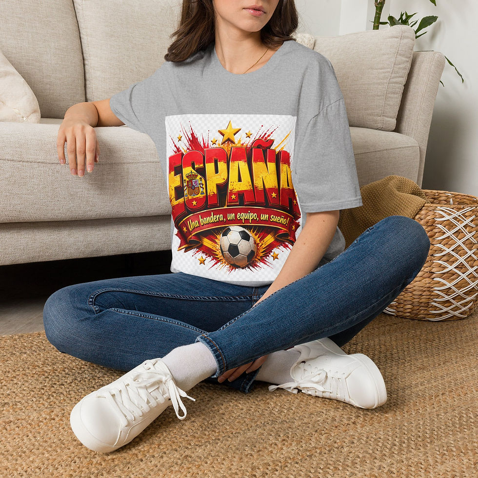 Thumbnail: España Soccer T-Shirt — España Football Fan Tee with Crest & Slogan