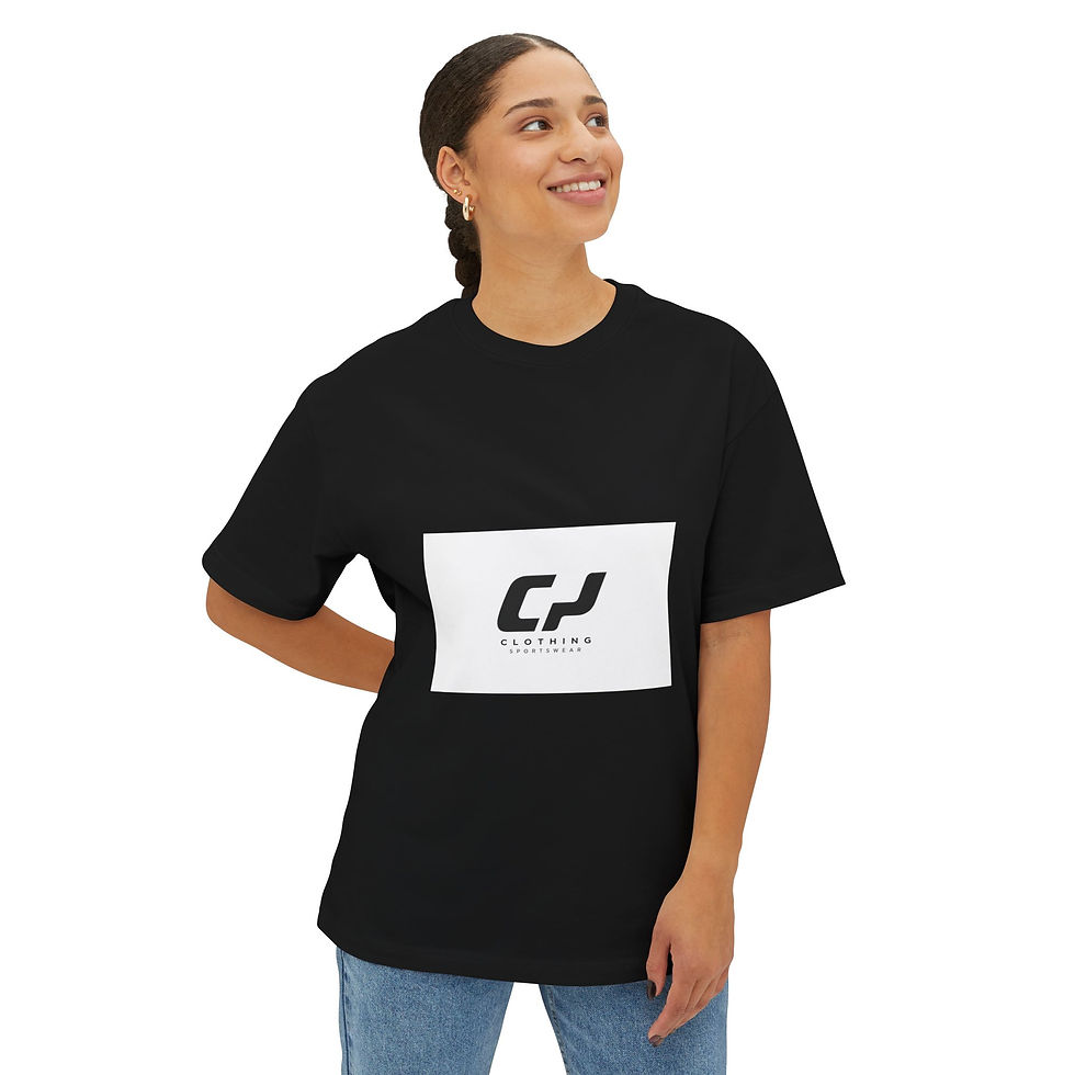 Thumbnail: Boxy Logo Tee — Minimalist CP Chest Graphic