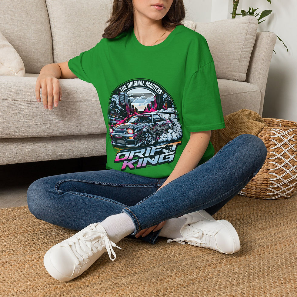 Thumbnail: Drift King Tee — Retro City Racing Graphic T-Shirt