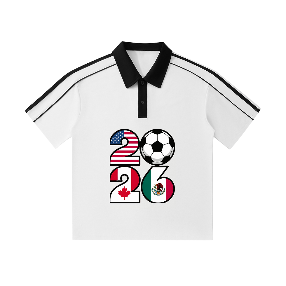 Thumbnail: Contrast Collar Short-Sleeve Polo Shirt