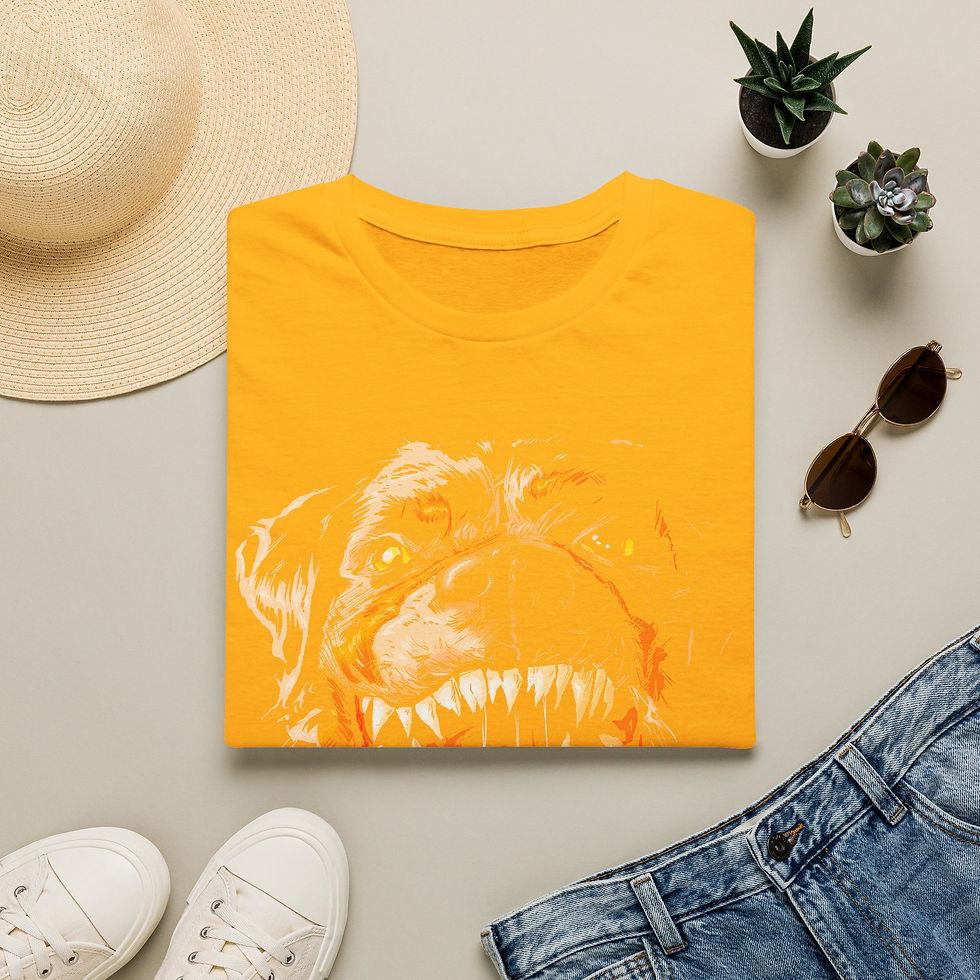Thumbnail: Graphic T-Shirt — Aggressive Rottweiler 'Nothing Lasts Forever' Design