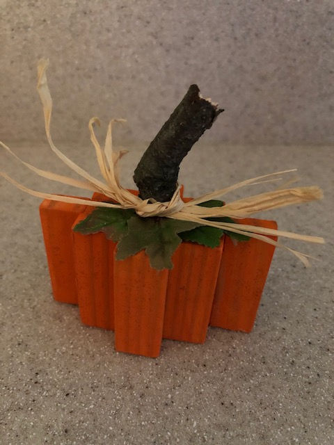 Thumbnail: Mini Wood Pumpkins