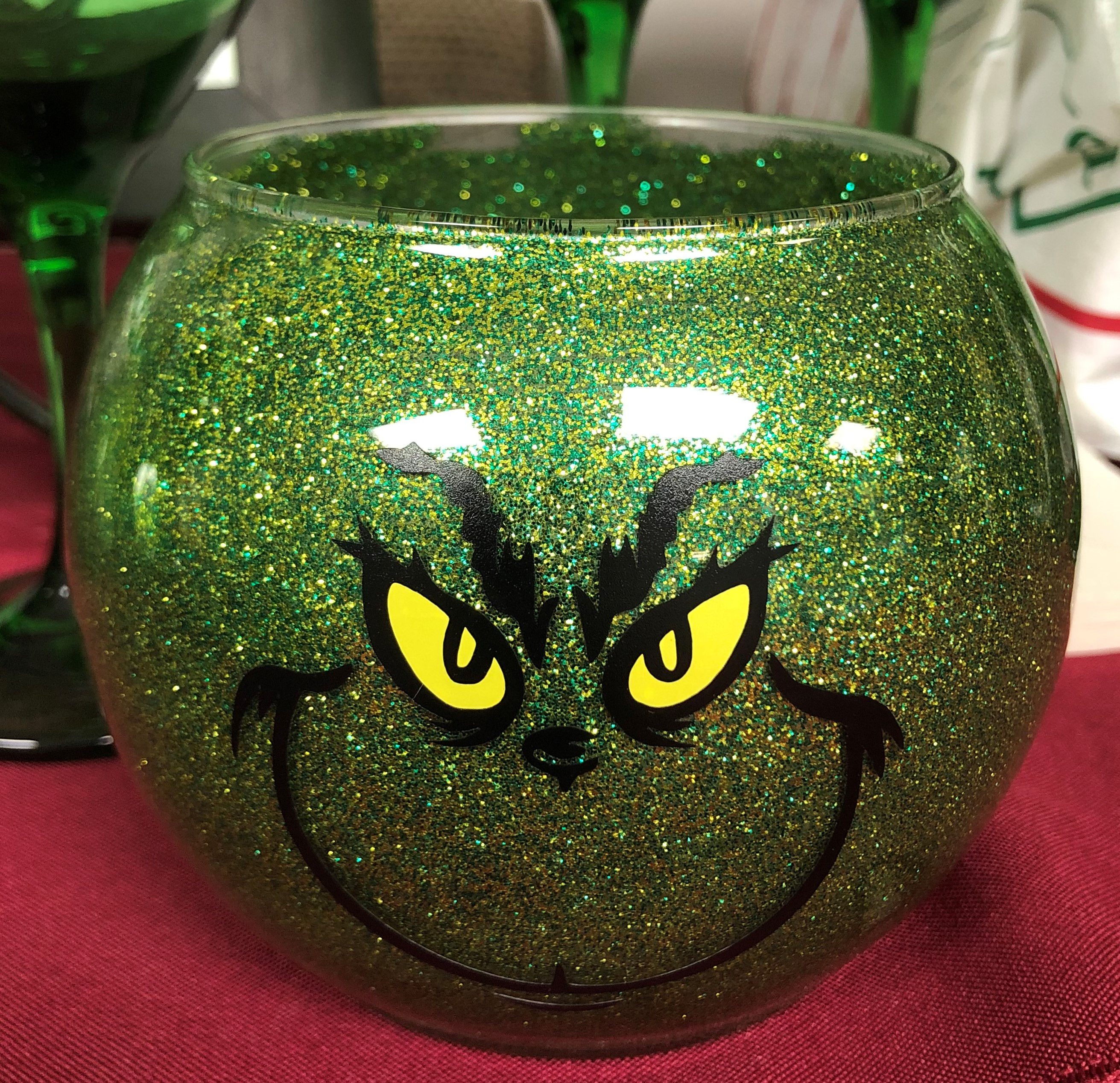 Grinch small votive