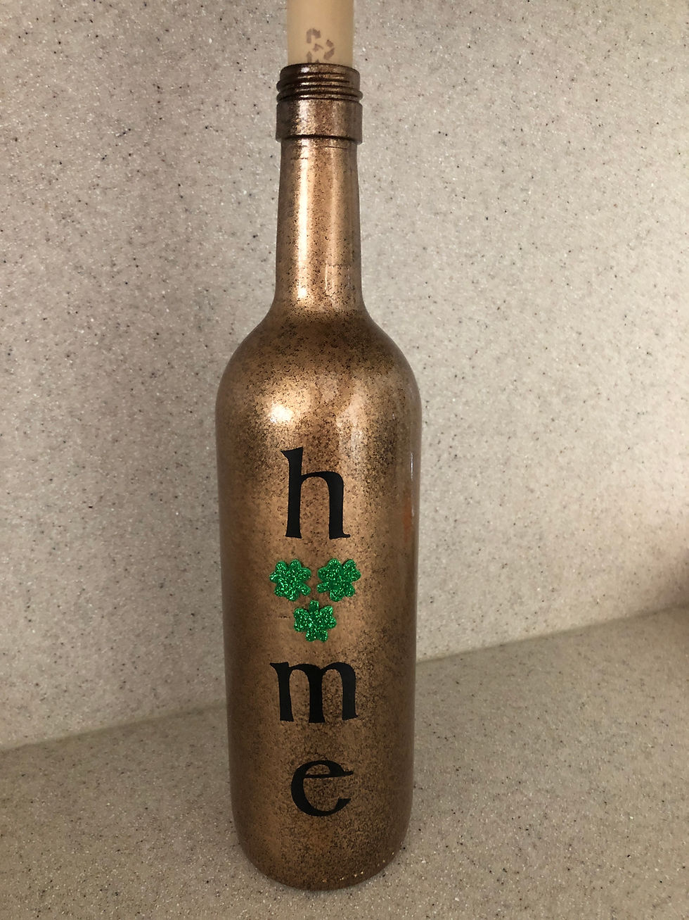Thumbnail: HOME Wine Bottle Art