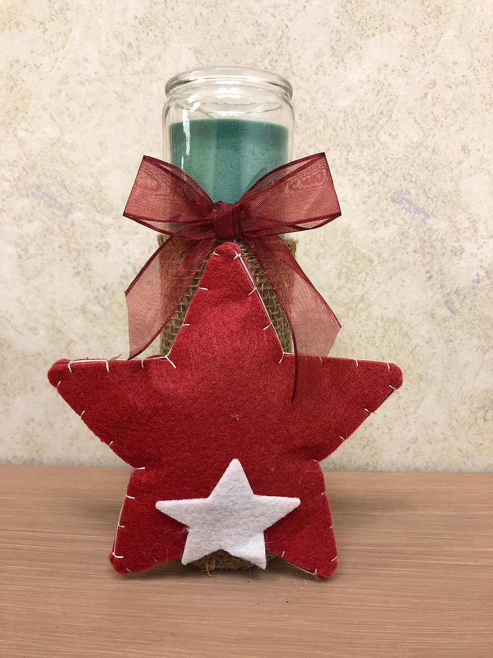 Thumbnail: 8" glass candle
