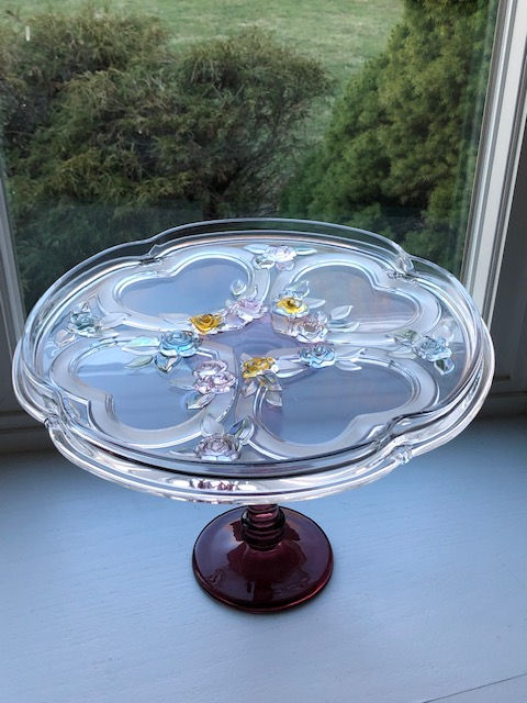 Thumbnail: Shallow Floral Birdbath