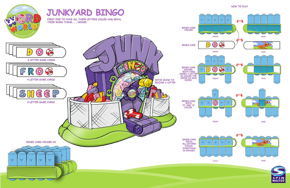 Word World Junkyard Bingo