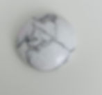white howlite 25mm round cabochon natural stone