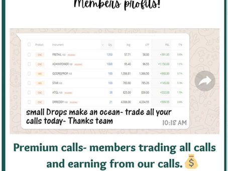 MarketView / Stocks to Trade / Profits of the Day