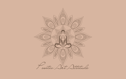 Logo professionnel créé pour Karine, professeure de yoga et praticienne Reiki, symbole d’équilibre et d’harmonie.