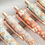 Thumbnail: Floral ballpoint pen in random pastel colors with gold accents