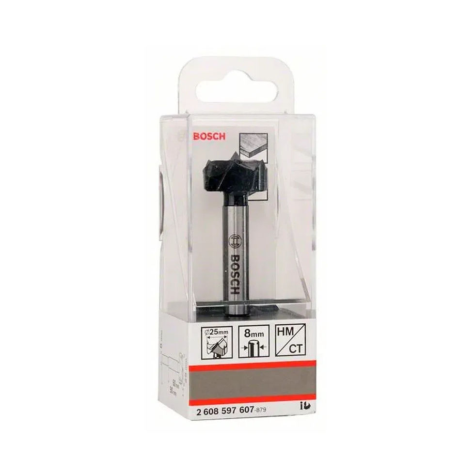 Miniatura: BOSCH BROCA DOBRADICA C/VIDEA 25MM