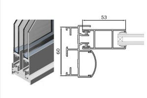 Ventana Aluminio Corredera c-23