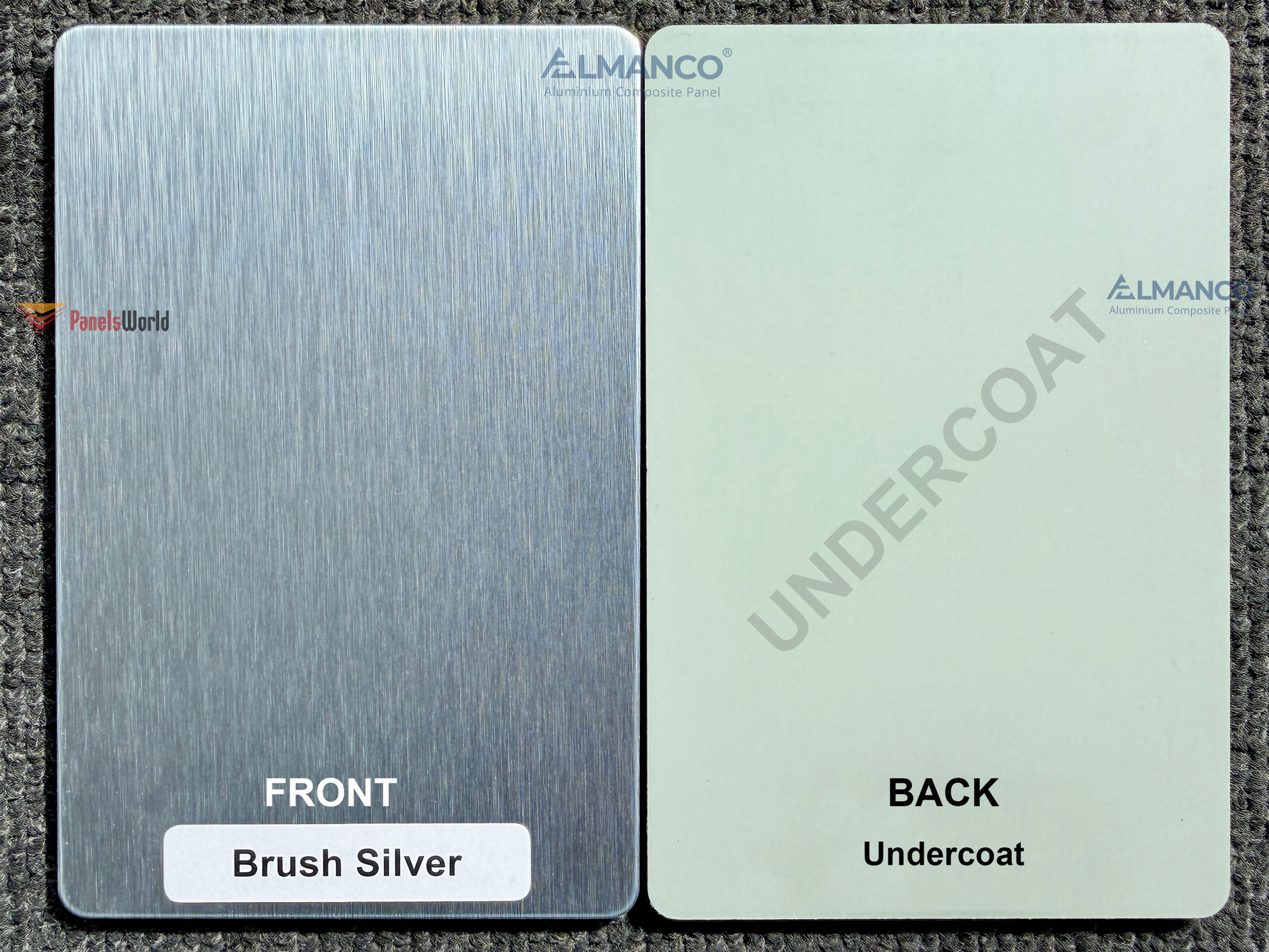 ALMANCO® ACP - 3mm/0.21mm - Brush Silver/Primer - 1220x2440mm