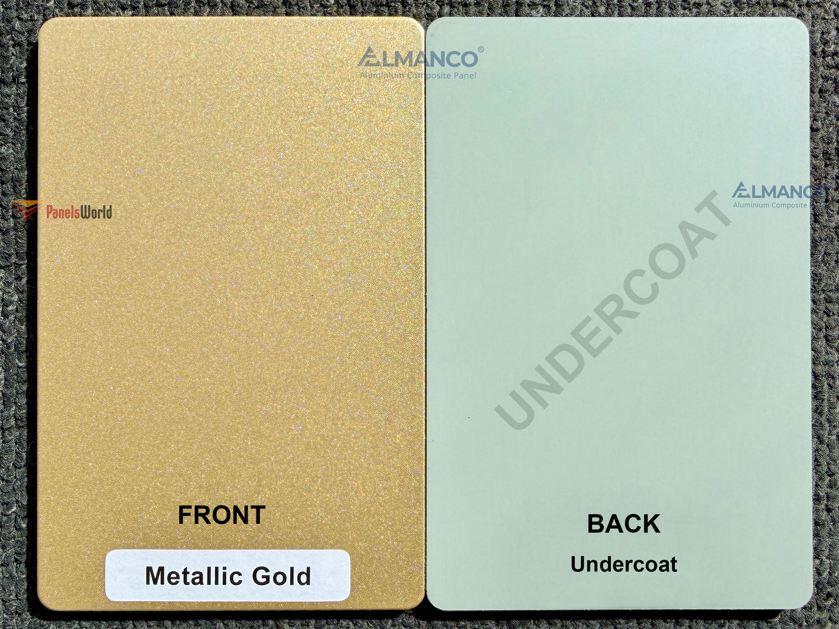 ALMANCO® ACP - 3mm/0.21mm - Metallic Gold/Primer - 1220x2440mm