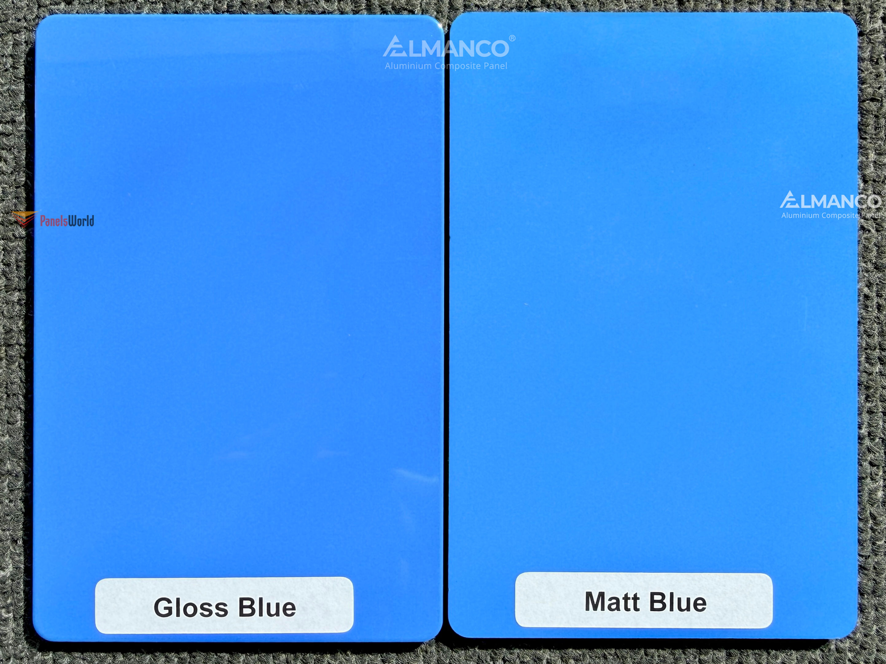 ALMANCO® ACP - 3mm Skin 0.21mm - Gloss Blue/Matt Blue - 1220x2440