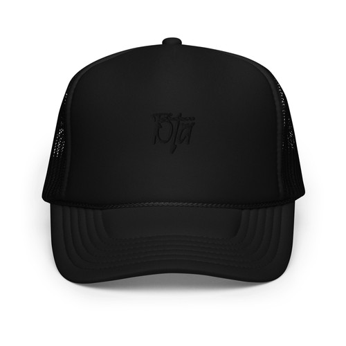 STAR TEAM FOAM てらう TRUCKER HAT BLACK