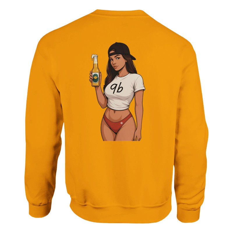 Miniatyrbilde: 9b Crewneck “Beer Babe”