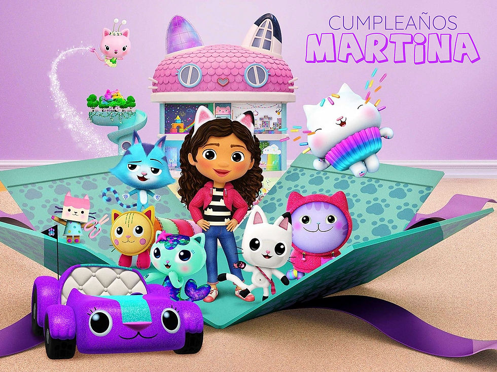 Miniatura: Fondo Mesa Cumpleaños La Casa de Gaby House