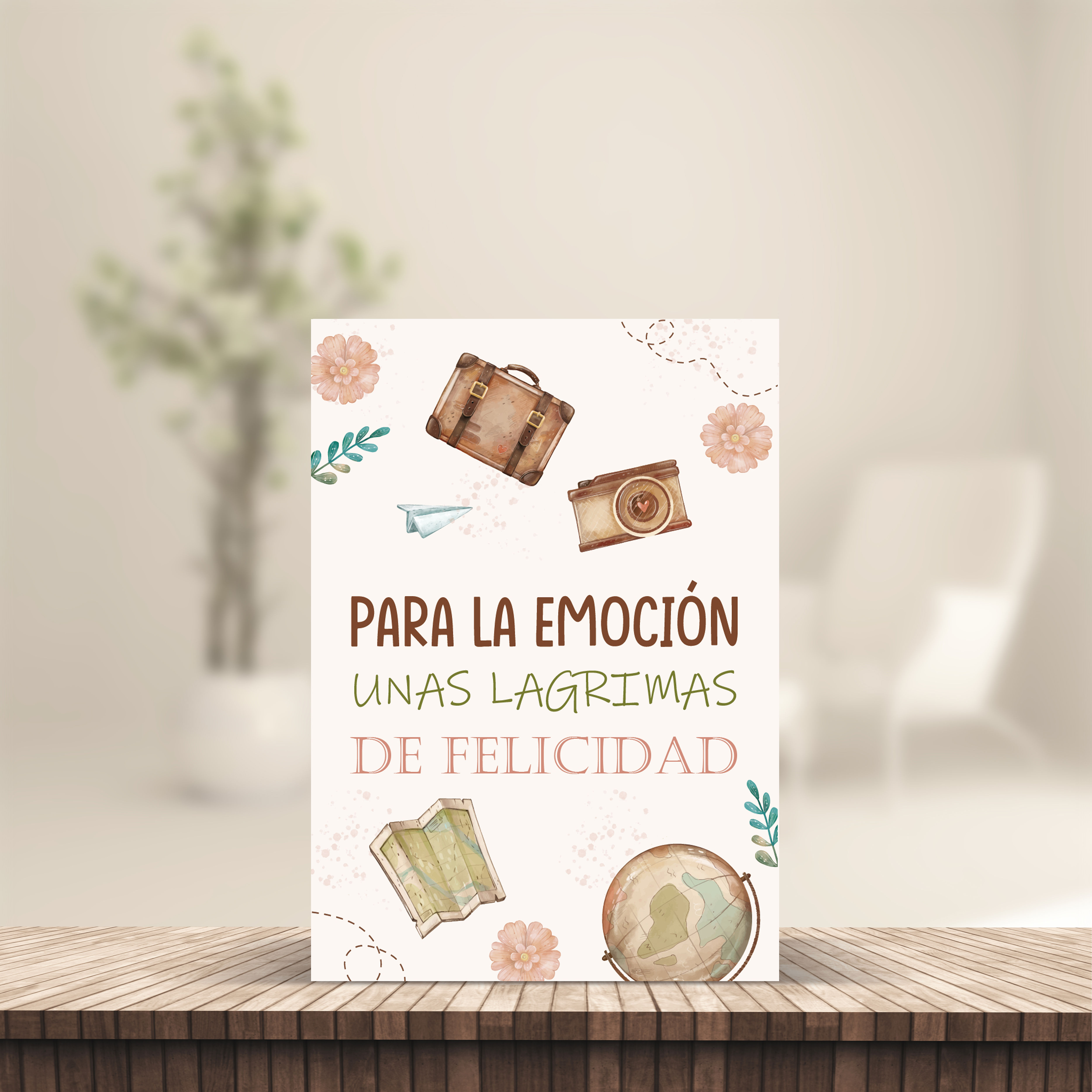 Carteles Boda Travel Vintage