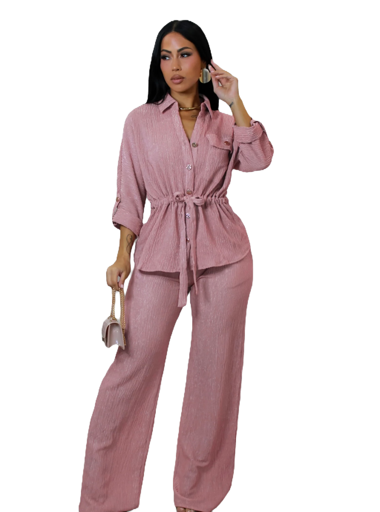 LONNIE 2 PC SET (PINK)