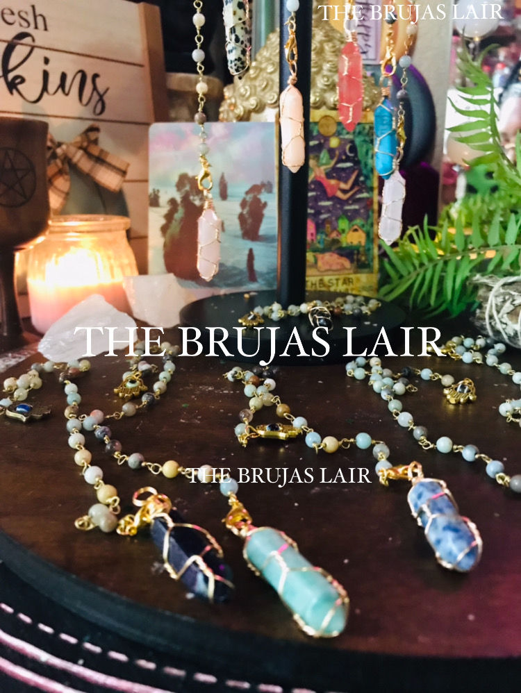 Thumbnail: Amazonite Chain Beaded Pendulum 