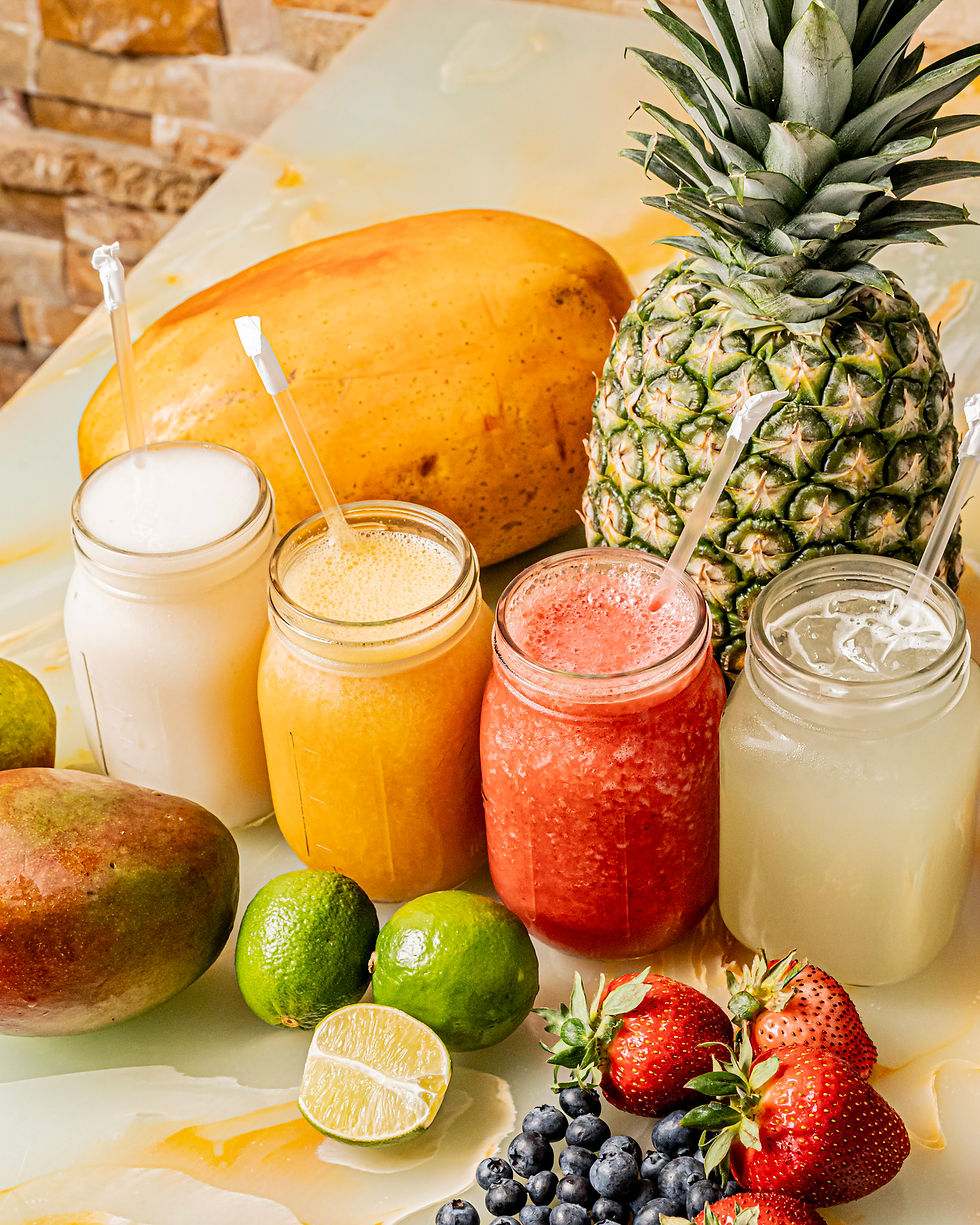 Arranged Food and Objects