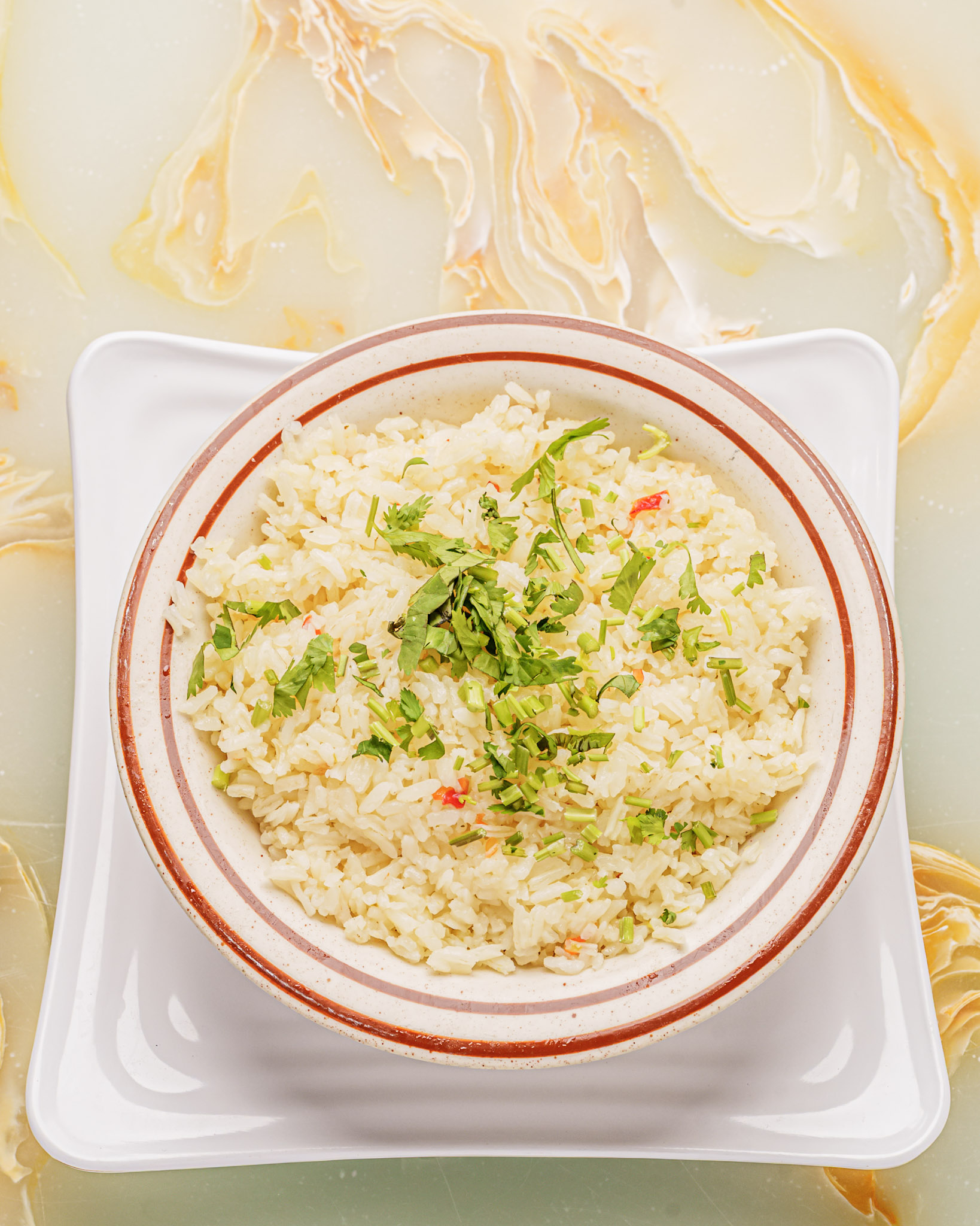 Arranged Food and Objects