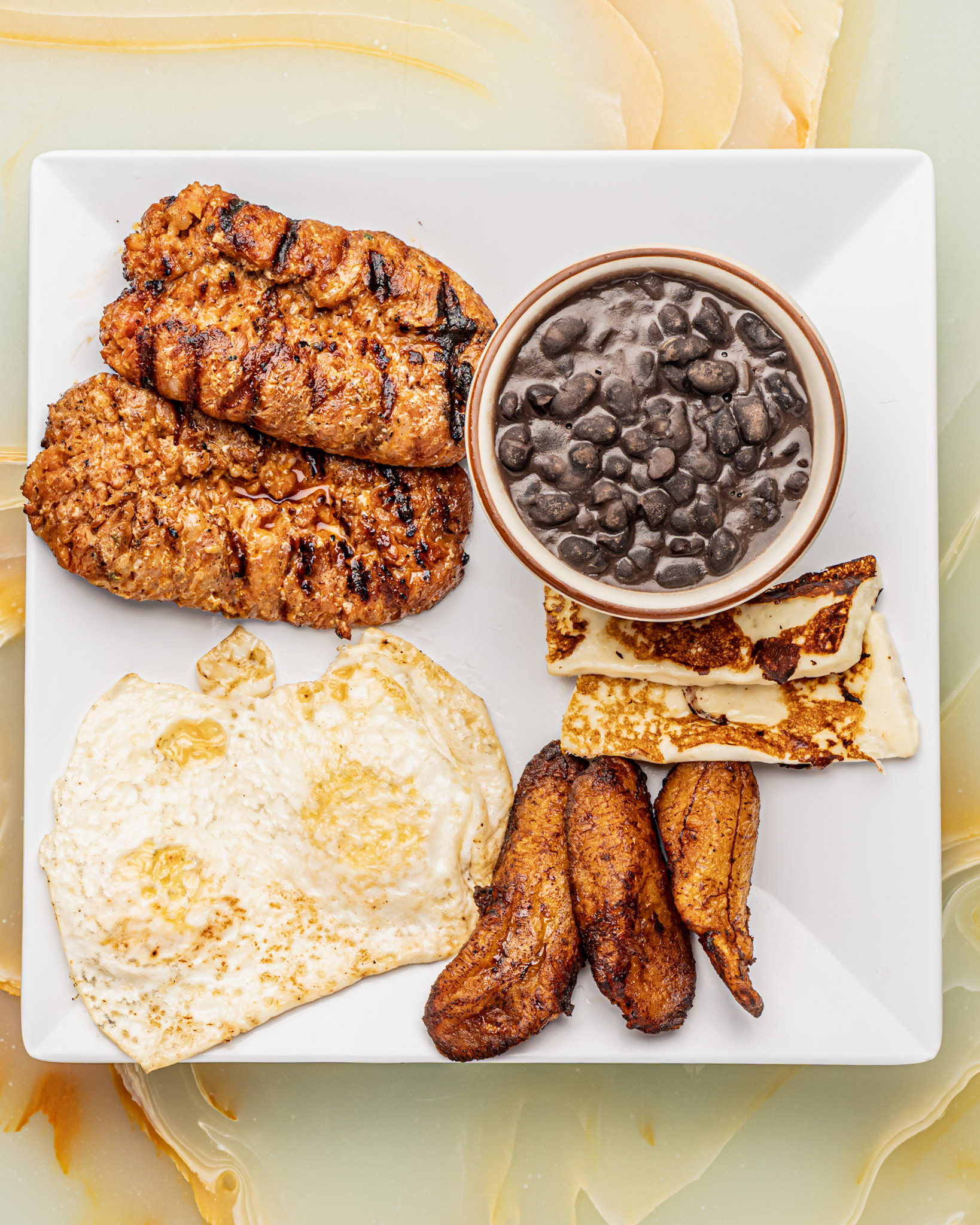 Arranged Food and Objects