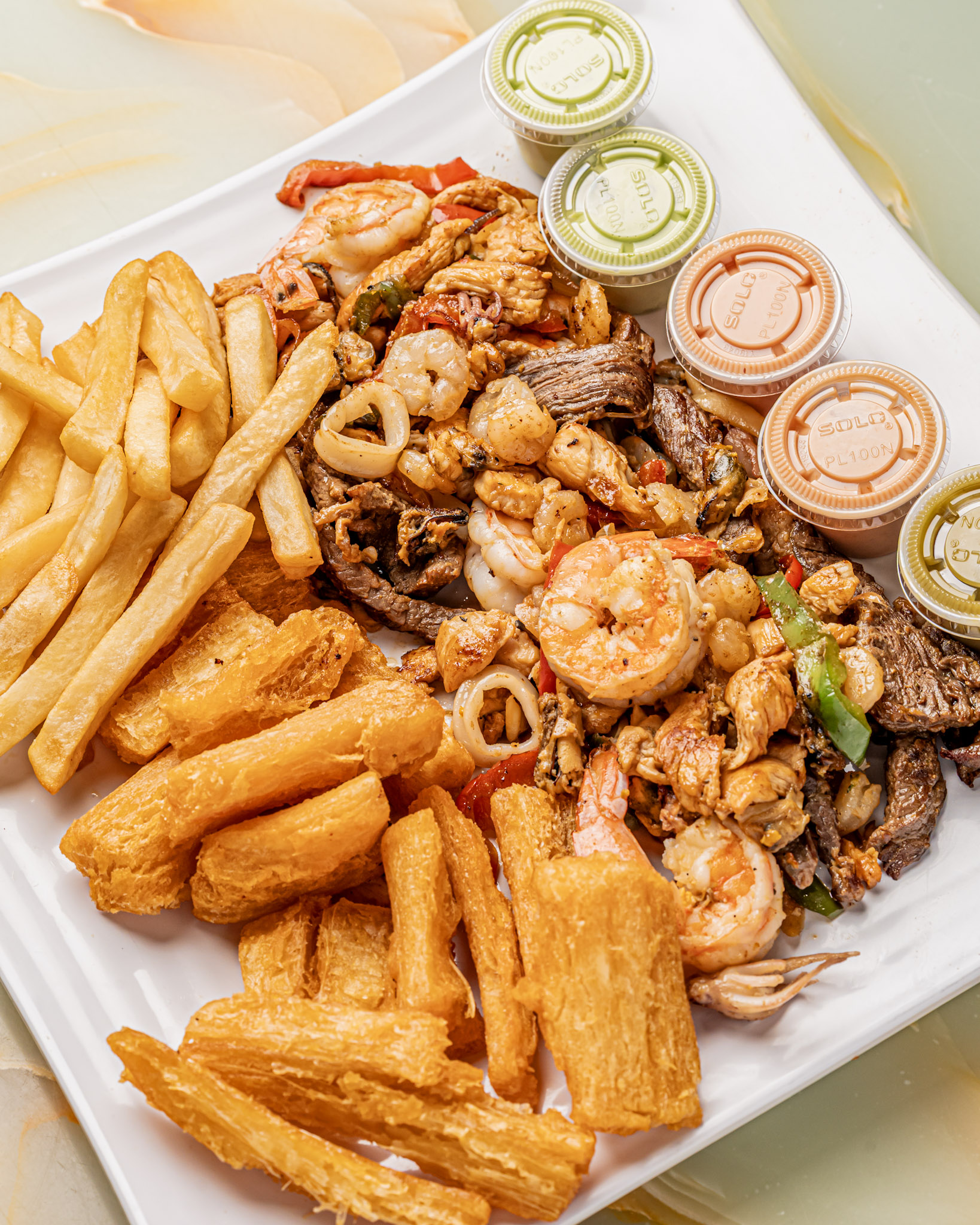 Arranged Food and Objects