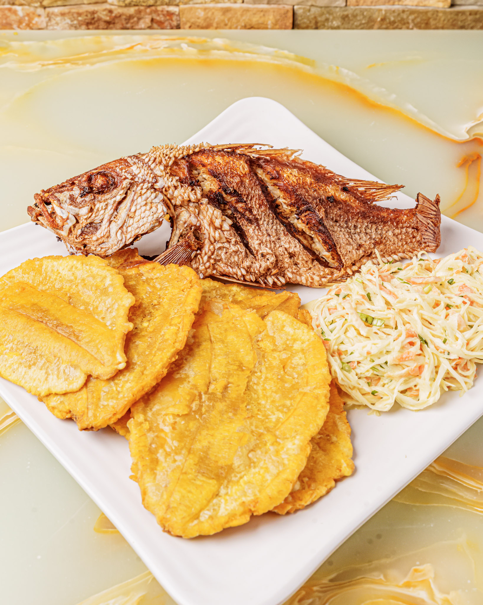 Arranged Food and Objects