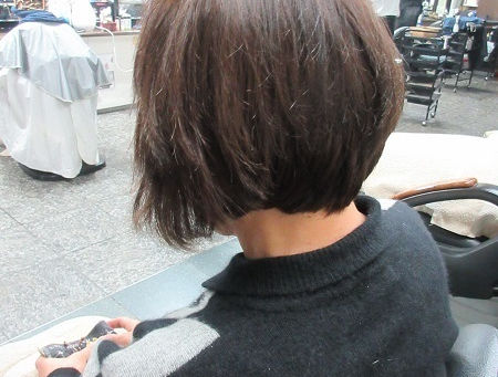 フーチェトリートメント２　イチゴカラー　カット　西千葉駅前　サロンド・サン