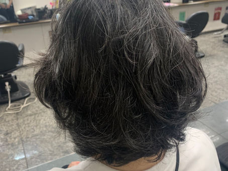 パーマ　炭酸泉ヘッドスパ