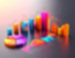 Firefly_-Colorful data visualization with bar charts, pie charts, metrics, and diagrams on