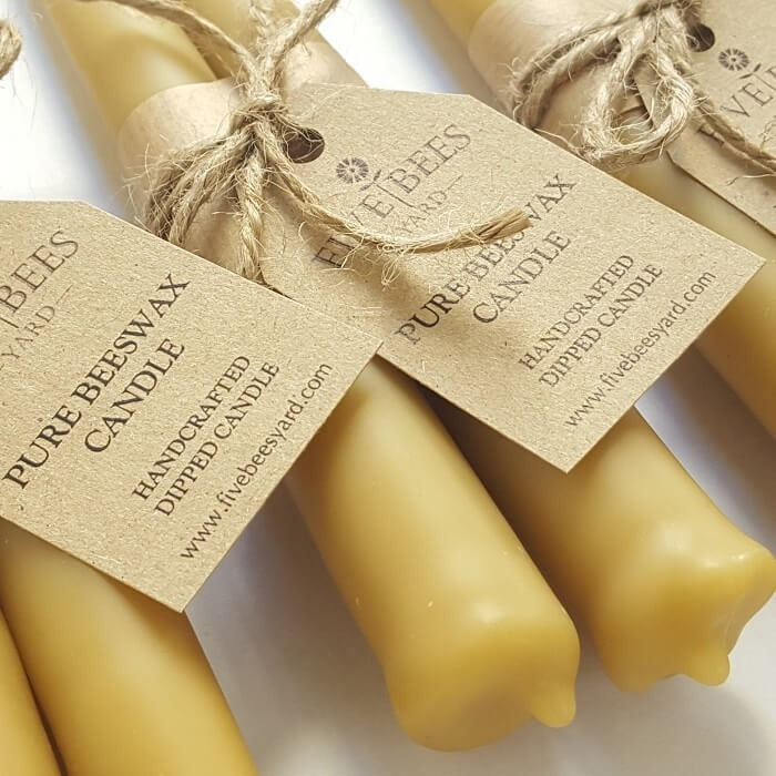 Thumbnail: Taper Beeswax Candles – Gift Set of 2