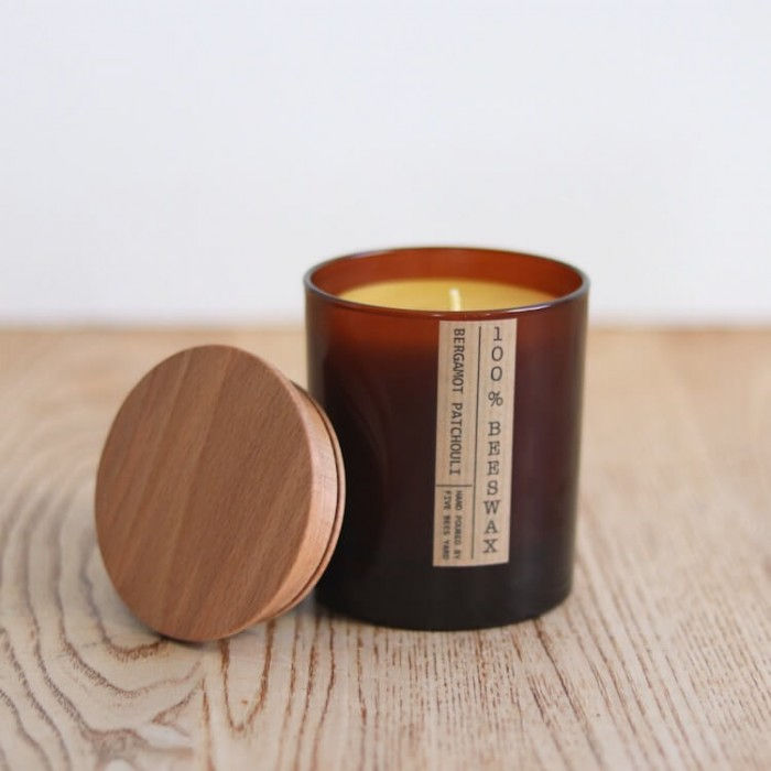 Thumbnail: wooden lid candle