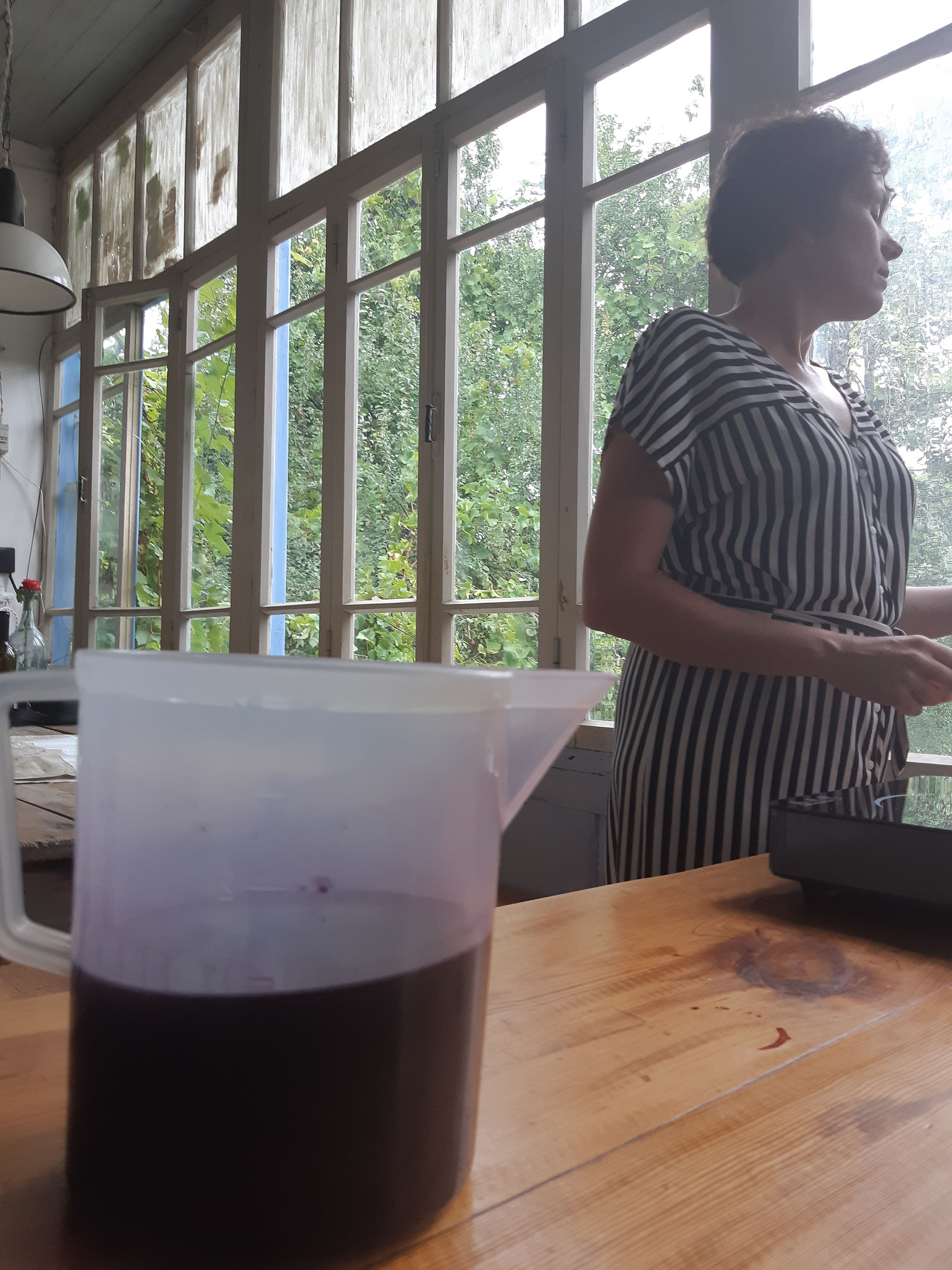 Wine in a jar