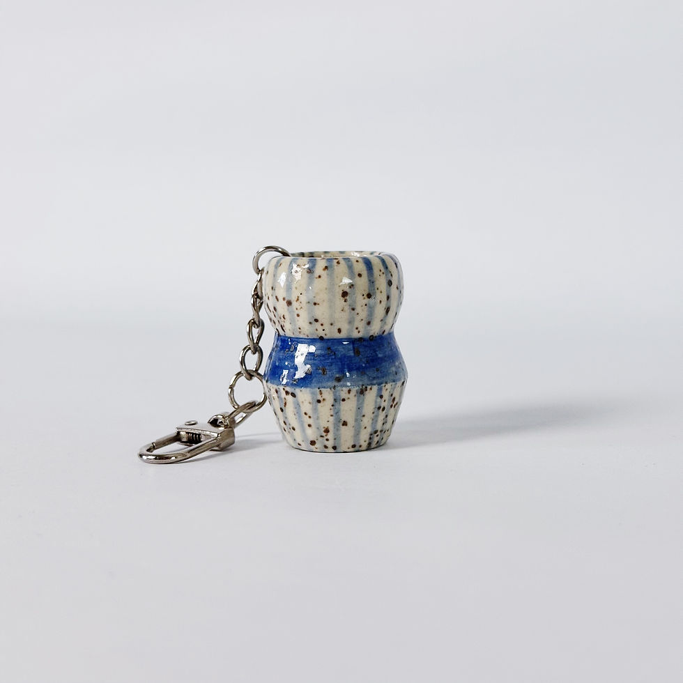 SPECKLES & STRIPES CLAYCHAIN 13