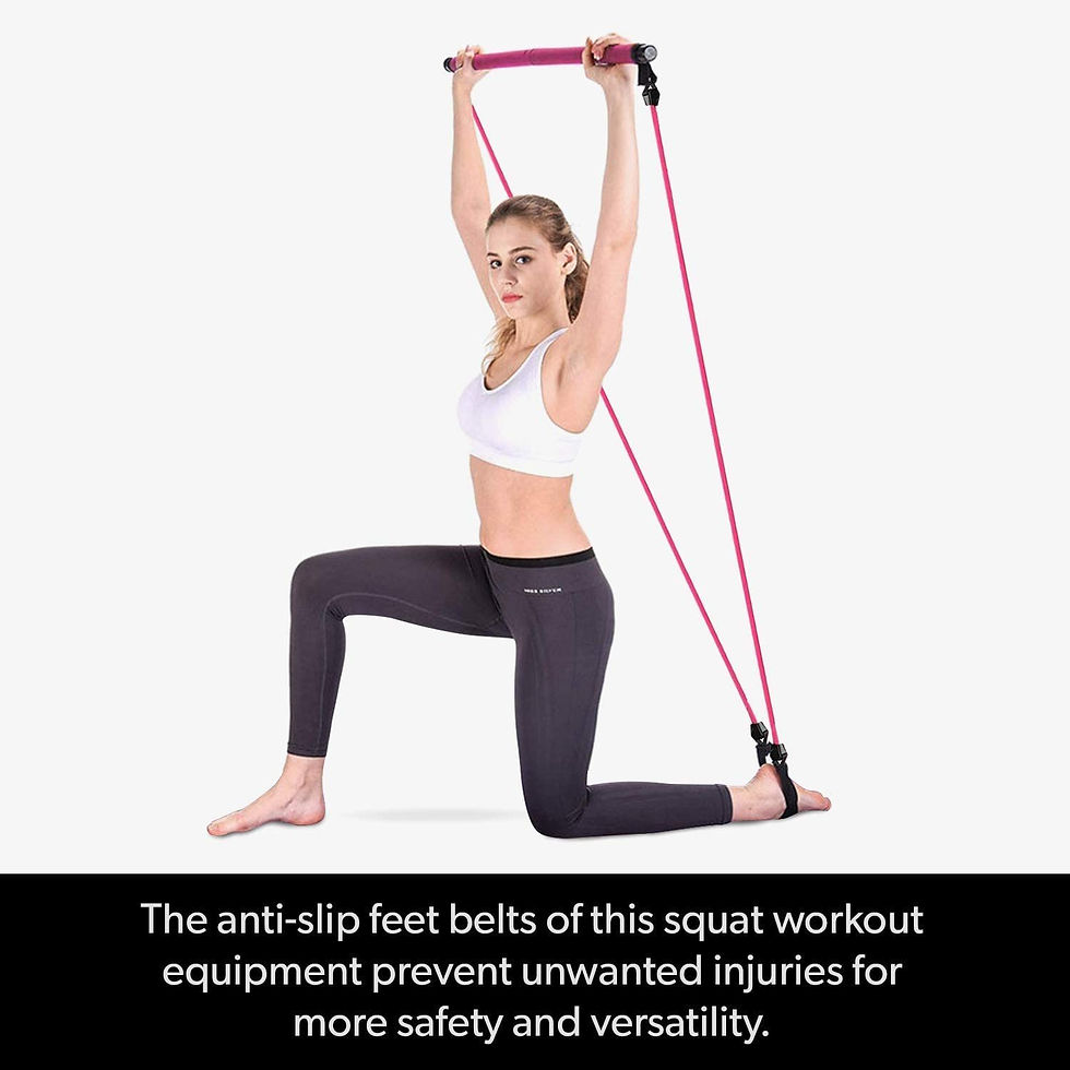 Thumbnail:  2 Latex Exercise Resistance Band - 2-Section Sticks - All-in-one Strength Weigh
