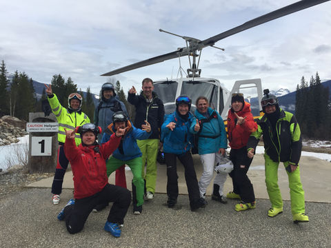 Heliskiing in Kanada - gleich geht es los!