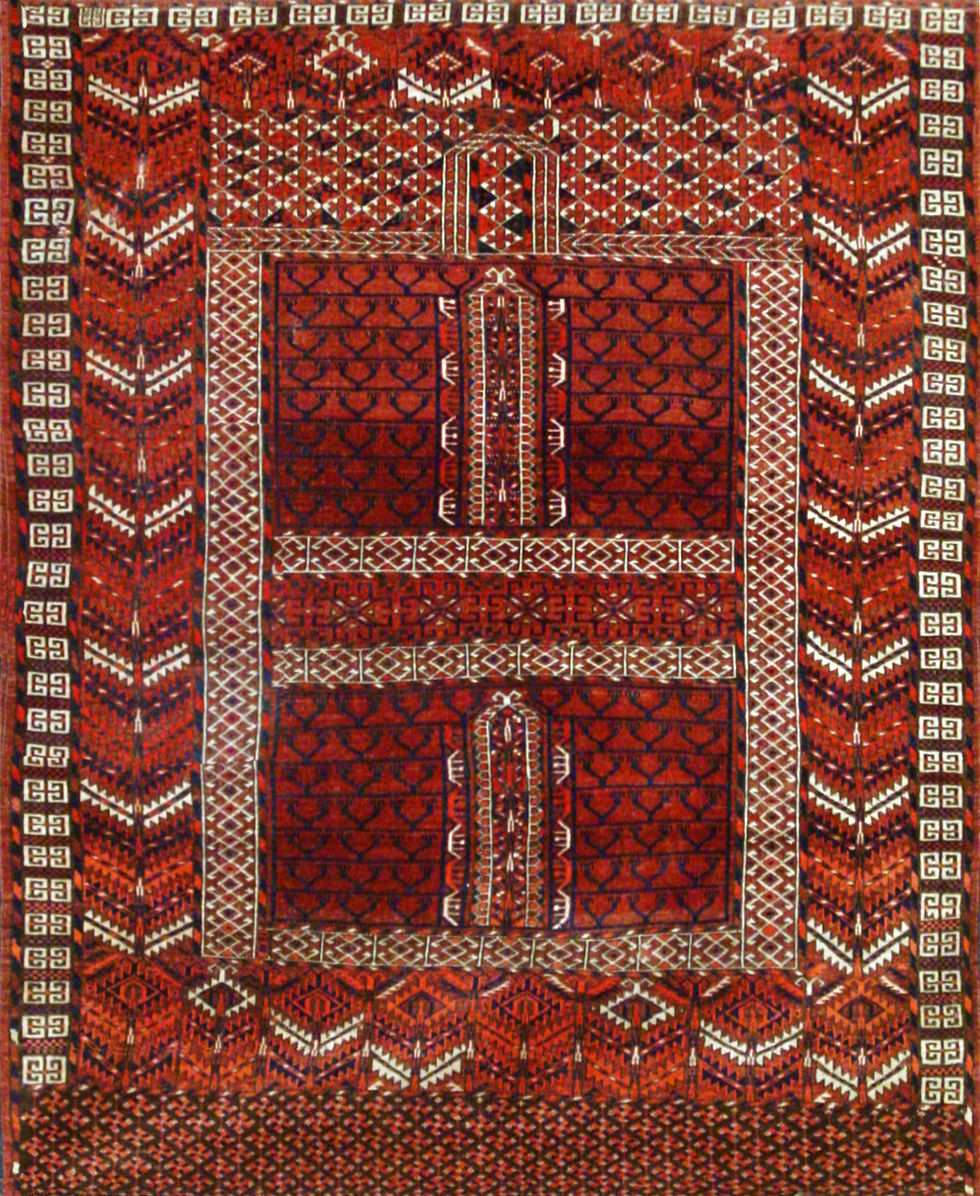 Antique Turkoman Tekke Rug