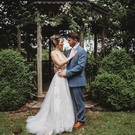 On the day wedding coordination in Devon with a happy bride & groom