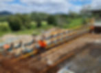 Infinity edge formwork progress